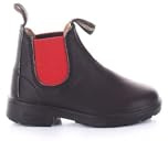 Blundstone Kid's Blunnies, Stivali Chelsea, Black/Red, 28 EU ROSSO 10