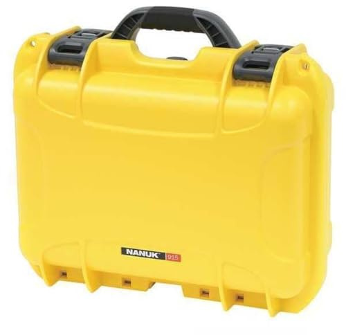 NANUK 915 Wasserdichter Hartschalenkoffer, leer, Gelb