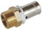 SOMATHERM FOR YOU, Raccord à sertir mâle 12/17 pour tubes PER Ø12 - Installation rapide et fiable, acier inoxydable, compatible avec profils H, U, RF, pression max 10 bars, certifié NF