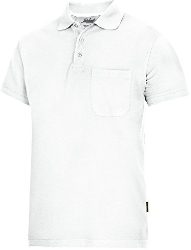 Snickers 27080900008 Size 2X-Large Classic Polo Shirt - White
