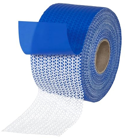 ROBERTS 50-580 Roll of Indoor Traction Anti-Slip Gripper Rug Strip Tape for Small Rugs, 2-1/2” x 25 ft, Blue