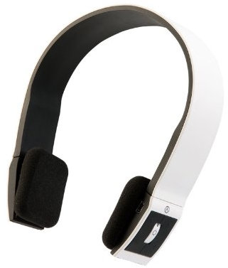 Clip Sonic TEC568 Casque Bluetooth avec Microphone intégré pour Smartphone/iPhone/iPad Blanc/Noir