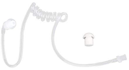 Tube Acoustique Enroulée Clair Avec écouteurs Pour Radio Casque