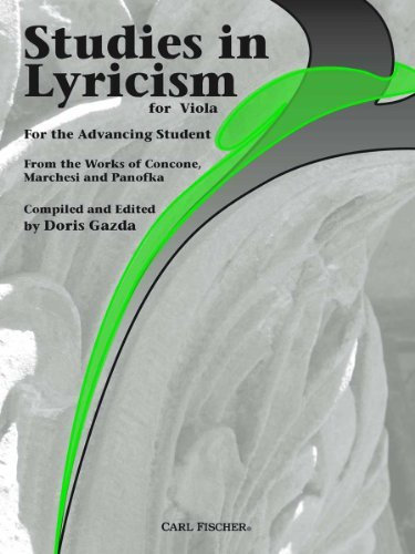 Studies in Lyricism for Viola by J. Concone. M Marchesi (2007-05-21)