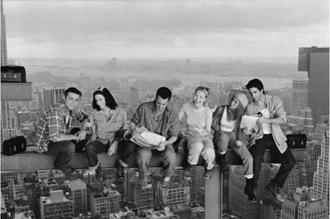 Empire 267948 Friends - Lunch on a Skyskraper, Poster ca. 91,5 x 61 cm