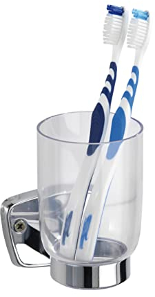 WENKO Zahnputzbecher und Halter Basic