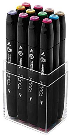 ShinHanart Touch Twin Marker Pastel Colors 12er Set Grafikmarker Box Design