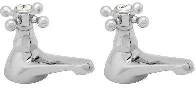 Deva TUD02 Tudor Bath Tap with Chrome Finish