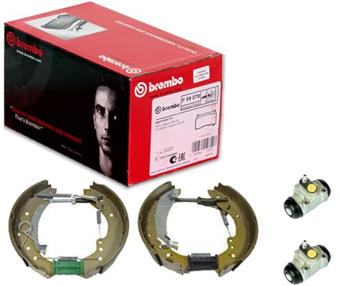 BREMBO Bremsbackensatz K23034 | Kompatibel mit: CITROËN JUMPER I Bus, JUMPER I Kasten, JUMPER I Pritsche/Fahrgestell, FIAT DUCATO Bus, DUCATO Kasten