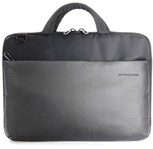 Tucano BDA-MB1213 Dark Slim Tasche für MacBook 12/13 Zoll, Air/Pro/Retina, Apple iPad Pro 12,9 Zoll schwarz