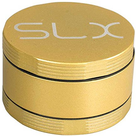 Kräutermühle von SLX – Kräuter-, Gewürz- und Tabakmühlen 50.8mm Goldgelb
