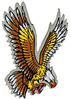 Quattroerre Patch Sticker Eagle For Fabrics