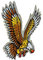 Quattroerre Patch Sticker Eagle For Fabrics