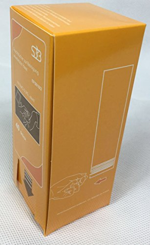 S&D Berlin sterile Feuchttücher für unterwegs - einzeln verpackt (Orange - NaCl 0.9%), 40 Stück
