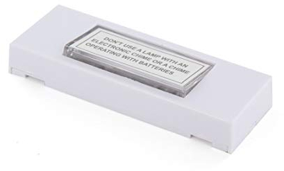 Pulsador con luz - Blanco