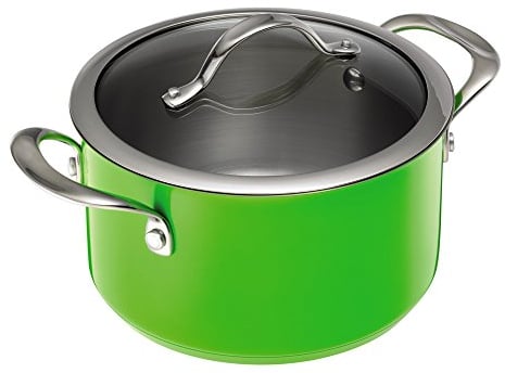 Kuhn Rikon 37155 Colori Faitout Acier Inoxydable Vert 24 cm 5,5 L