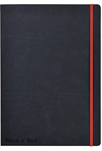 SOFT TOUCH BLACK N RED NOTEBOOK A4 PK1