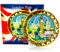 London Souvenir Teller 19 cm,Big Ben,Tower Bridge,Bus,Taxi ...