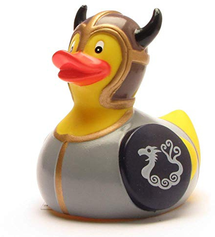 Duckshop I Badeente I Quietscheente I Wikinger I L: 9 cm