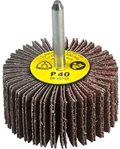 Klingspor 12808 - Kleiner Schleifmopp für Edelstahl und Metalle - MS|KM613|LS309X|60|S|30X10X3 - Inhalt: 10 Stück