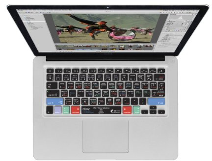 'KB Covers – ap-m-cc-2 – Revetement Tastatur Aperture – QWERTY – für MacBook Air 13/Pro transparen