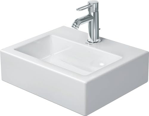 Duravit 7044500411 – Lavandino 45 cm con troppopieno WonderGliss
