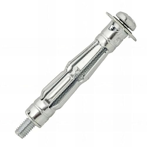 SCELL-IT, Boite de 100 Chevilles Placo Spyder, Acier zingué, M4x35, Ép.4-9, Vis montée perçage 8 mm, Cheville monocorps, Ergonomique, Branches précintrées pour une expansion aisée, Performante,