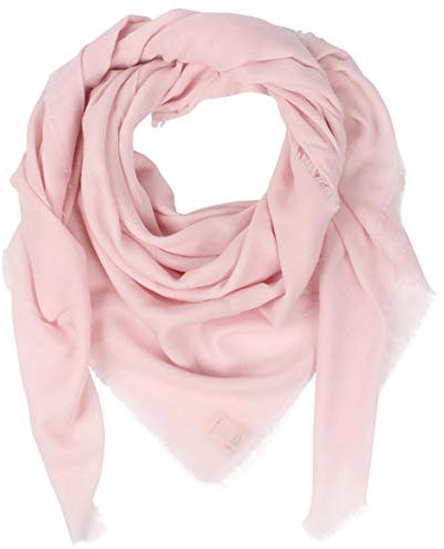 Becksöndergaard Schal Tuch Damen Mill in rosa nude - Weicher Damenschal Einfarbig Quadratisch 140x140 cm Wolle - 64001-130