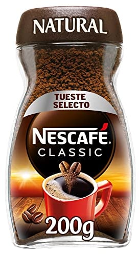 Nescafé Classic Natural, Instantáneo, 200g