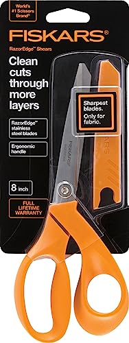 Fiskars Crafts 8180 RazorEdge Stoffschere, 20,3 cm