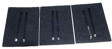 De Dietrich – Filtros de carbón (X3) 305 x 220 mm para campana de DE-Dietrich