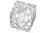 Draht Würfel 3 cm, 9 Stück, silber, Metall