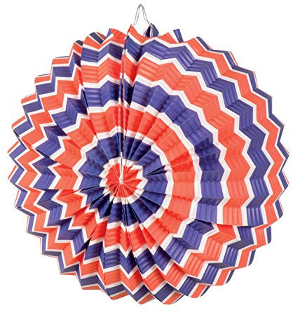 Boland 30425 Linterna tricolor, forma de globo Ø 22cm