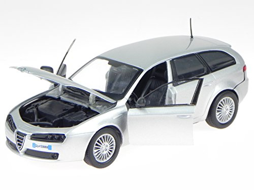 Motormax Alfa Romeo 159 SW Sportwagon Silber Modellauto 73372 1:24
