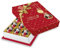 Reber Echte Reber Mozart-Kugeln, Weihnachts-Edition, Pralinen aus Zartbitter-Schokolade, Marzipan, Nougat, Ideales Weihnachtspräsent, 12er-Packung