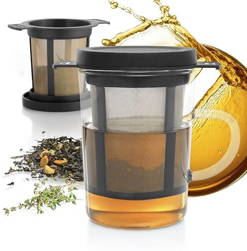 Finum Tea Glass System 200 ml, schwarz