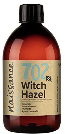 Naissance Distilled Witch Hazel (No. 702) - 450ml - Non-Alcoholic, Pure, Natural - Cleansing & Toning - for Aromatherapy, Skincare and DIY Beauty