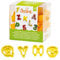 Decora 0255084 Set 36 Tagliapasta Lettere e Numeri Piccoli, Il Kit Ideale per Creare Decorazioni in Pasta di Zucchero o di Gomma, Made in Italy, Confezione da 36 pezzi.