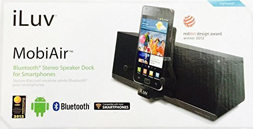 iLuv IMM377BLK MobiAir drahtlose Bluetooth Lautsprecher-Dock