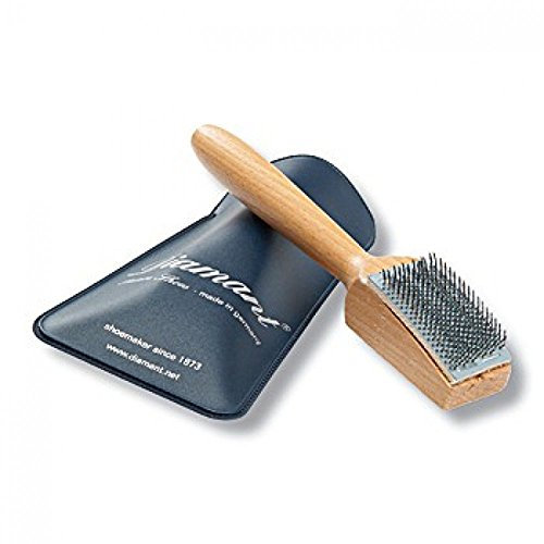 Diamant - Aufraubürste für Tanzschuhe mit Etui, Schuhbürsten, Blau (Blau)