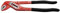 VBW 966031 Wasserpumpenzange, Rot lackiert, Poliert, 242mm 242 mm