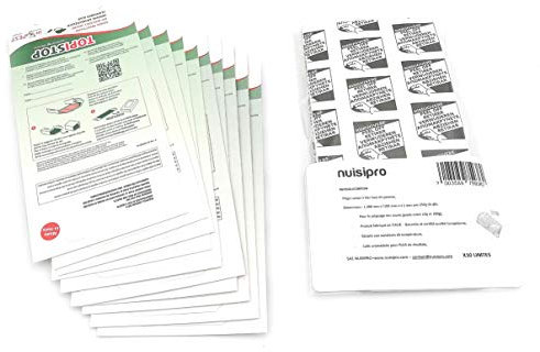 Piastra collosa contro i topi (set di 10 trappole), trappola per topi molto efficace