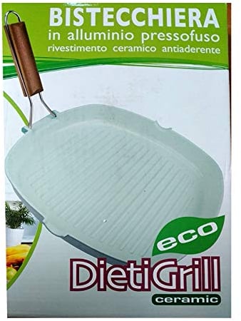 bistecchiera in ceramica 29x29 cucina di romashop