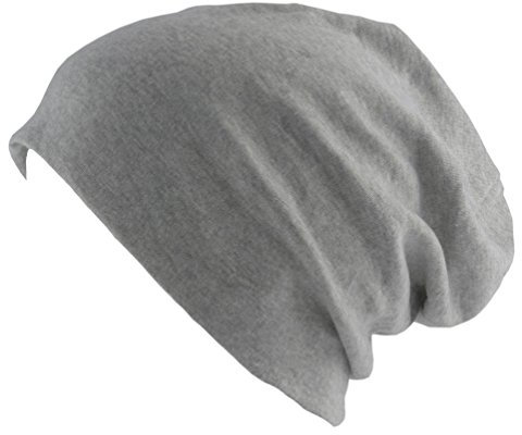 Oblique Unique® Long Beanie XXL Mütze Slouch Trend Damen Herren (Heather Grey)