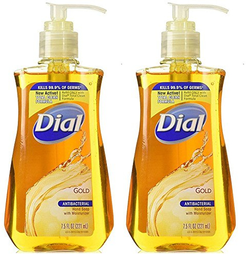 Dial Antibacterial Hand Soap – Gold – 2 Pack – 7.5 Oz by Dial