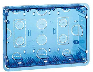 Simon 51020103-039 - Cassettiera da incasso 3 moduli