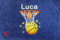 Basketball Handtuch bestickt mit Motiv und Name