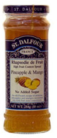 St Dalfour Pineapple and Mango Fruit Spread, 284g