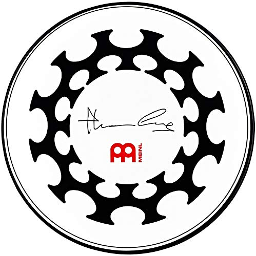 Meinl Cymbals Drum Practice Pad 12 Zoll (30,48cm) Schlagzeug Trommel Übungspad – Medium Rebound, Natürliches Spielgefühl – Schlagzeug Zubehör, Schwarz (MPP-12TL)