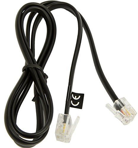 Jabra Dealer Board Cable 8800-00-101, RJ-9 4P4C, RJ-6, 8800-00-101